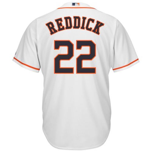  Mens Houston Astros Josh Reddick Majestic Home White Cool Base Replica Player Jersey