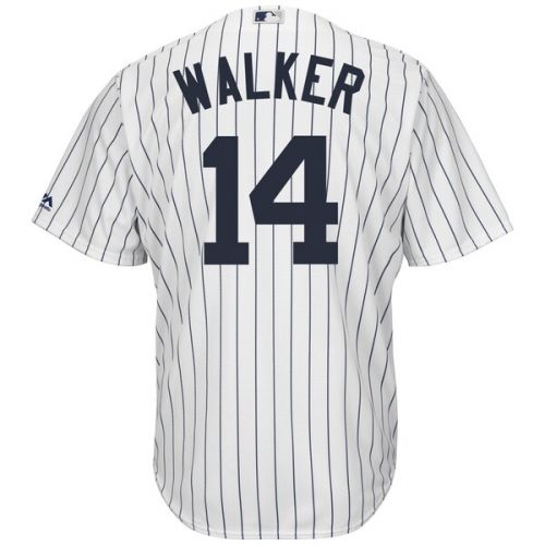  Mens New York Yankees Neil Walker Majestic White Home Cool Base Player Jersey