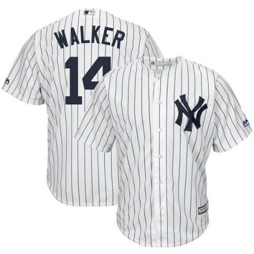  Mens New York Yankees Neil Walker Majestic White Home Cool Base Player Jersey