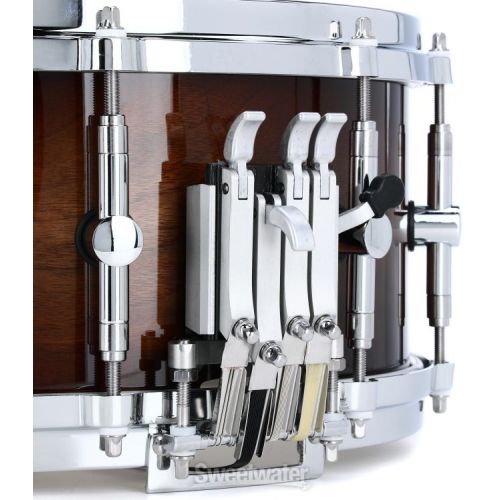  Majestic Prophonic Walnut Snare Drum - 6.5-inch x 14-inch - Brown Sugar Burst