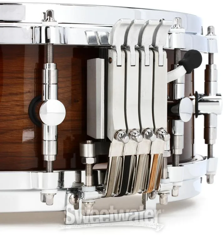  Majestic Majestic Prophonic Walnut Snare Drum - 5 inches x 14 inches - Brown Sugar Burst