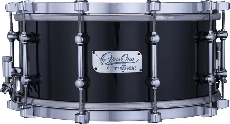  Majestic Opus One Cherry Concert Snare - 6.5-inch x 14-inch, Piano Black