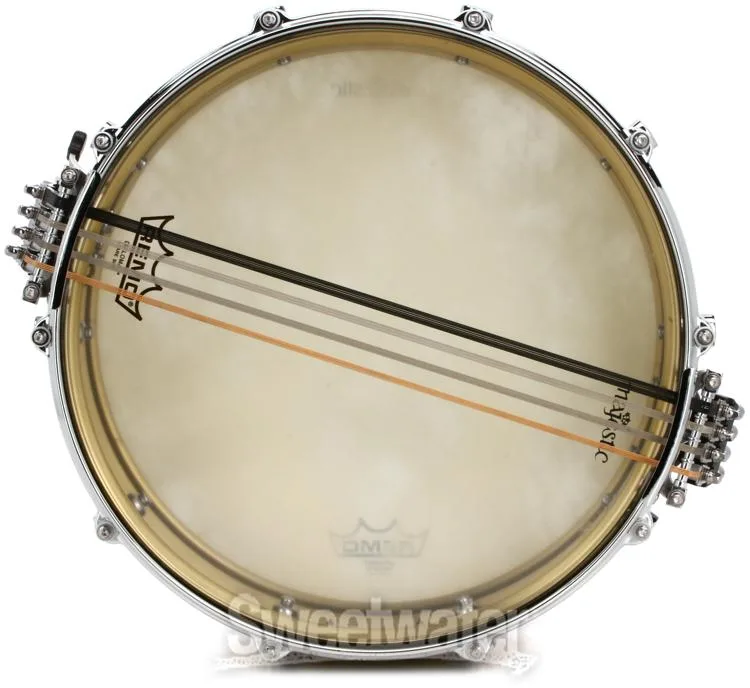  Majestic Prophonic Brass Snare Drum - 14-inch x 5-inch Demo