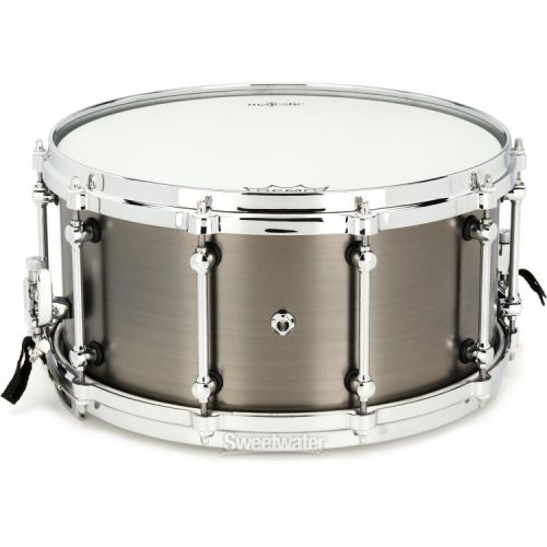  Majestic Opus One Cast Iron Concert Snare - 7-inch x 14-inch, Antique Brushed Nickel Demo