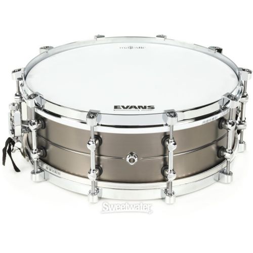  Majestic Opus One Brass Concert Snare - 5-inch x 14-inch, Antique Brushed Nickel