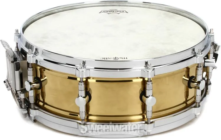  Majestic Prophonic Brass Snare Drum - 14-inch x 5-inch