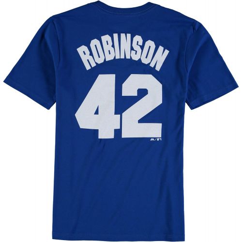  Majestic Jackie Robinson Brooklyn Dodgers #42 Youth Cooperstown Player T-Shirt