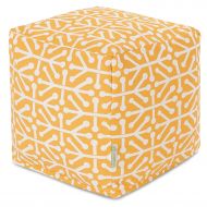 Majestic Home Goods Aruba Bean Bag Pouf Cube, IndoorOutdoor