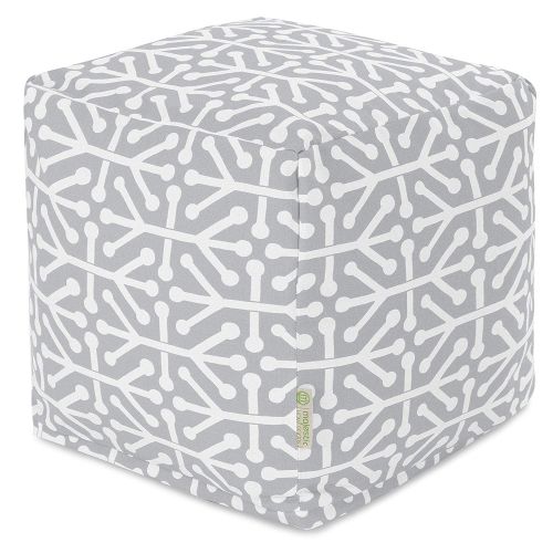  Majestic Home Goods Aruba Bean Bag Pouf Cube, IndoorOutdoor