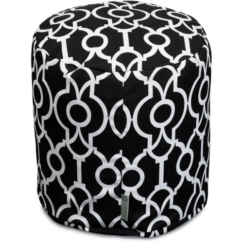  Majestic Home Goods Athens Indoor Outdoor Ottoman Pouf