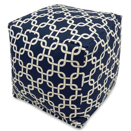 제네릭 Majestic Home Goods Links IndoorOutdoor Bean Bag Cube, Multiple Colors