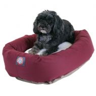 Large 40 Majestic Pet Bagel Bed Sherpa Style in Multiple Colors