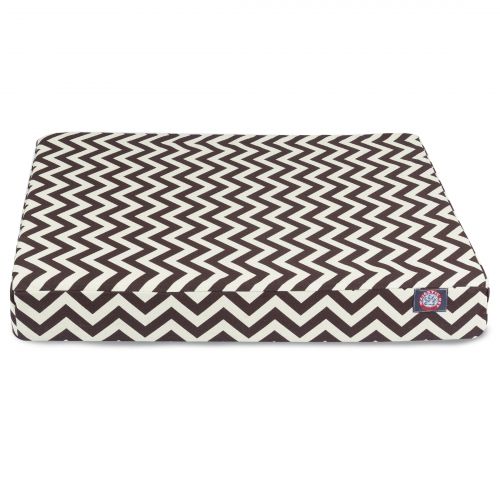 제네릭 Chevron Medium Orthopedic Memory Foam Rectangle Dog Bed