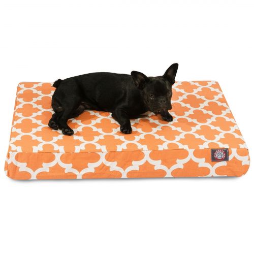 제네릭 Generic Trellis Small Orthopedic Memory Foam Rectangle Dog Bed