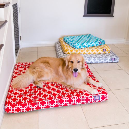 제네릭 Generic Links Small Orthopedic Memory Foam Rectangle Dog Bed