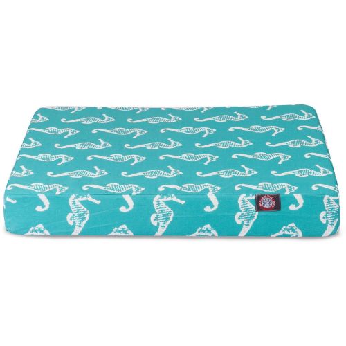 제네릭 Generic Sea Horse Small Orthopedic Memory Foam Rectangle Dog Bed