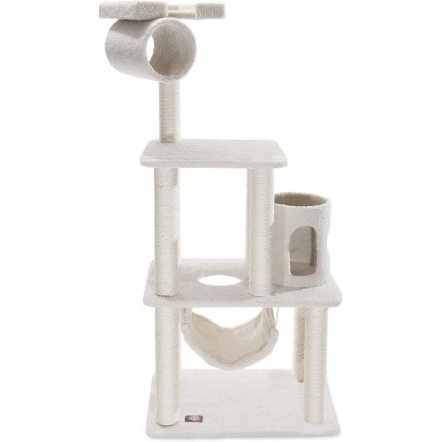  Majestic Pet Products 62 inch Beige Casita Cat Furniture Condo House Scratcher Multi Level Pet Activity Tree