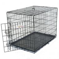 Majestic Pet Products Single Door Folding Coated Steel Wire Dog Crate