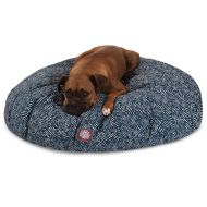 Majestic Pet Outdoor Navy Navajo Round Pet Bed