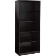 Major-Q Modern Contemporary Design Standard 71 H 5 Tier Wooden Bookshelf Display Cabinet Stand with Dark Brown Finish, ID80111-5