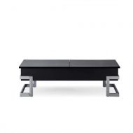 Major-Q Convertible Lift Top and Sliding Top Coffee Table In Gloss Black (MQ-81855)
