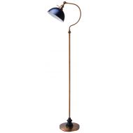 Major-Q 31180F-AB 69 Antique Brass Floor Lamp, Remote Control Outlet(31180F-AB+RC)