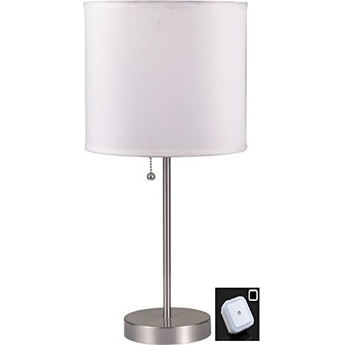  Major-Q 6276 Fashion Boutique Table Touch Lamp Selection, 17 x 12 x 17, Silver