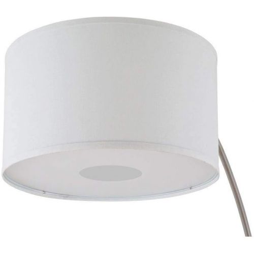  SH Lighting 6938ES-XL Steel Adjustable Arching Floor Lamp with Marble Base, 81 H