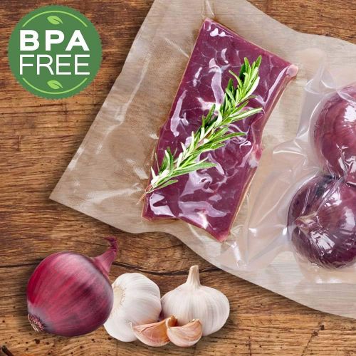  MakMeFre 2 Pack 11x50 Vacuum Sealer Bags Rolls for Food Saver, Seal a Meal, Plus Other Machine,BPA Free Food Saver Bags Rolls