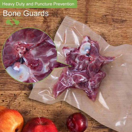  Premium!! MakMeFre 8 Pack 8x20(4Rolls) and 11x20 (4Rolls) Vacuum Sealer Bags Rolls for Food Saver,Commercial Grade, BPA Free,Puncture Prevention,Great for Sous Vide