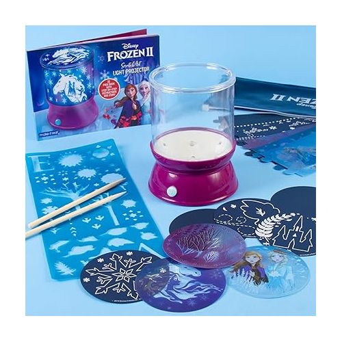  Make It Real ? Disney Frozen 2 Starlight Projector - DIY Ceiling Projector for Girls - Illuminates Kids Bedrooms with Scenes from Disney’s Frozen 2
