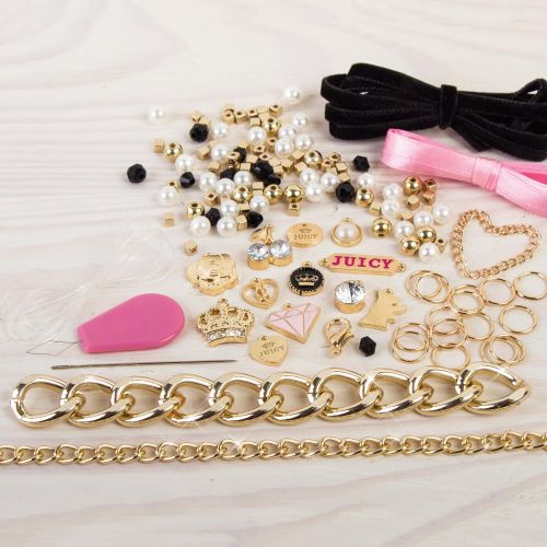  [아마존베스트]Make It Real  Juicy Couture Chains & Charms. DIY Charm Bracelet Making Kit for Girls