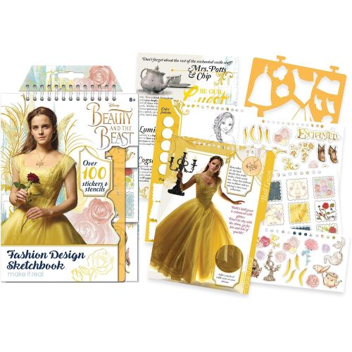  Make It Real Beauty and the Beast Disney Movie Fashion Design Sketch Book Art Kit