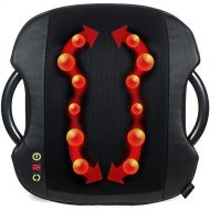 Make Lemonade Shiatsu Massage Cushion with Heat | Lumbar Support Back Massage | Portable Handles for Home or...