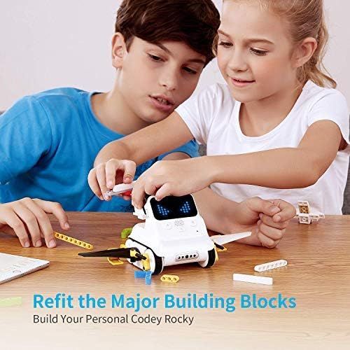  [아마존 핫딜]  [아마존핫딜]Makeblock Codey Rocky Programmable Robot, Fun Toys Gift to Learn AI, Python, Remote Control, Available for Windows, Mac OS, Chromebook, iOS, and Android, STEM Education for Kids Ag