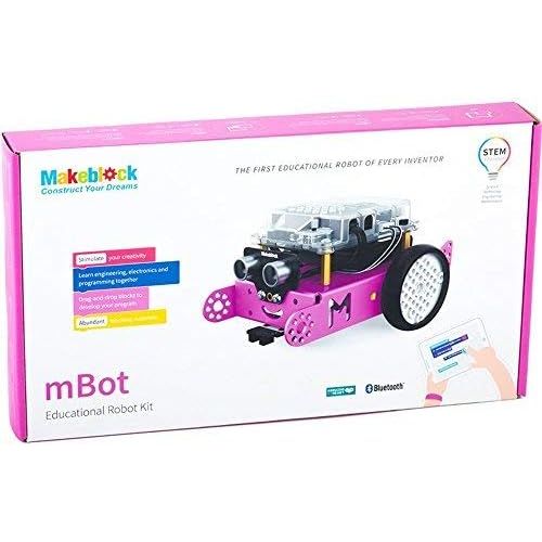  [아마존 핫딜]  [아마존핫딜]Makeblock mBot Robot Kit for Kids Ages 8+, STEM Education, Entry-Level Programming DIY Mechanical Building Blocks Robot, Suitable for Window/macOS/Linux/Chrome OS(Blue, Bluetooth D