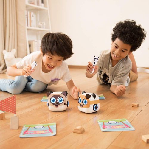  [아마존핫딜][아마존 핫딜] Makeblock mTiny Coding Robot Kit, Early Childhood STEM Educational Smart Robot Toy for Kids Aged 4+, DIY Screen Free Rechargeable Remote Control Robot Gift for Boys and Girls