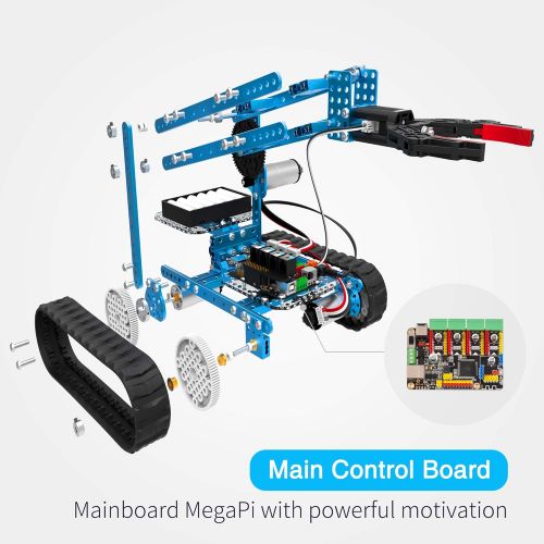 [아마존 핫딜] Makeblock DIY Ultimate Robot Kit - Premium Quality - 10-in-1 Robot - STEM Education - Arduino - Scratch 2.0 - Programmable Robot Kit for Kids to Learn Coding, Robotics and Electron