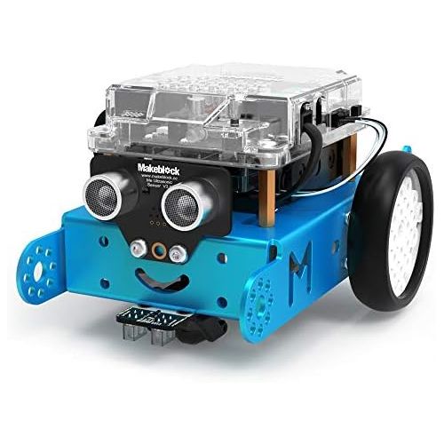  [아마존베스트]Makeblock mBot Robot Kit, DIY Mechanical Building Blocks, Entry-level Programming Helps Improve Children s Logical Thinking and Creativity Skills, STEM Education. (Blue, Bluetooth