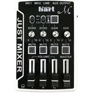 [아마존베스트]Maker Hart Just Mixer M - Mini Microphone Mixer with Preamp for Phantom Power, USB Audio Input and Output (Basic Package, Black)