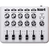 [아마존베스트]Maker Hart LOOP MIXER - Portable Audio Mixer with 5 Channels, 5 x 1/8 Stereo and 1/4 Mono to Stereo DM2S Adapter