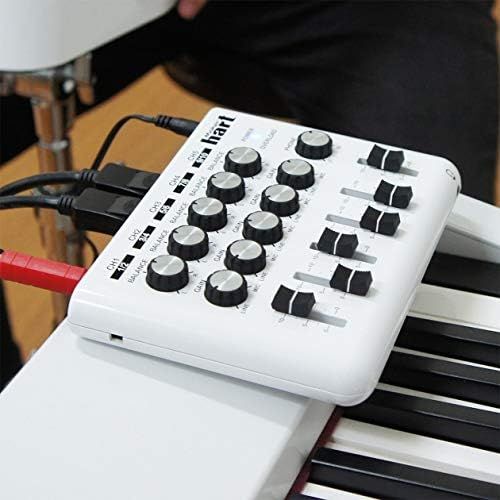  [아마존베스트]Maker Hart LOOP MIXER - Portable Audio Mixer with 5 Channels, 5 x 1/8 Stereo and 1/4 Mono to Stereo DM2S Adapter