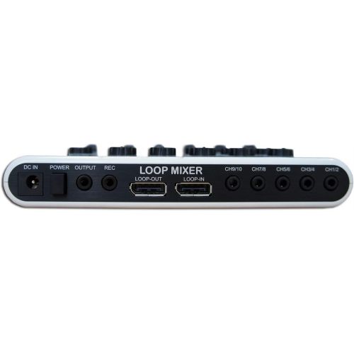  [아마존베스트]Maker Hart LOOP MIXER - Portable Audio Mixer with 5 Channels, 5 x 1/8 Stereo and 1/4 Mono to Stereo DM2S Adapter