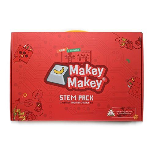  Makey Makey STEM Pack Classroom Invention Literacy Kit from JoyLabz - Hands-on Technology Learning Fun - Science Education - 1000s of Engineering and Computer Coding Activities - A