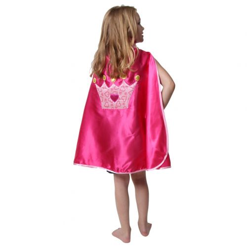  Making Believe Girls 24 Princess Crown Satin Cape (Choose Style)