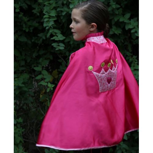  Making Believe Girls 24 Princess Crown Satin Cape (Choose Style)