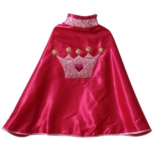  Making Believe Girls 24 Princess Crown Satin Cape (Choose Style)