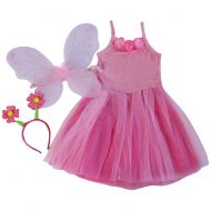 Making Believe Pink Flower Fairy Set - Dress, Wings, Headband