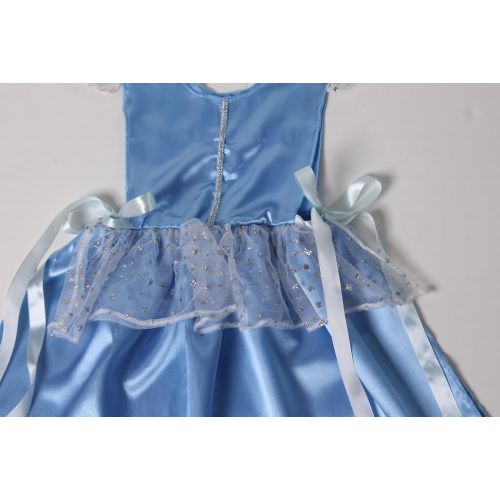  Making Believe Girls Princess Demi Dress Pinafore Costume Size 3-6 Years (Choose Color)