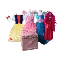 Making Believe Girls Pretty Pink Princess Dress Up Trunk (Choose Style and Size)